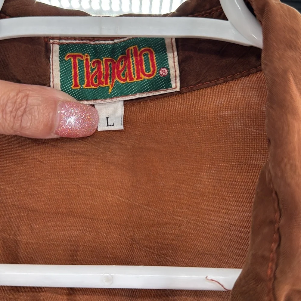 Tianello fringe brown